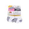 Fruit of the Loom - Girls' cushioned no show socks, pk. of 6