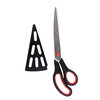 2 in1 pizza cutter scissors with a removable spatula, Black/Red - 3