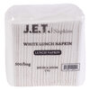 J.E.T. Napkins - 1-ply white lunch napkins, pk. of 500