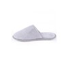 Plush lined  non-slip spa slippers - Grey - 3