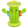 Inflatable cactus water sprinkler with ring toss game - 6