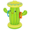 Arroseur d'eau gonflable de cactus avec jeu de lancer d'anneaux - 7