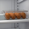 Home Basics - Stackable 12 compartment plastic egg container with lid - 8