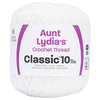 Aunt Lydia's - Fil à crocheter Classic n°10 - Blanc