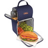 Thermos - Dual compartment lunch box - Navy plaid - 2