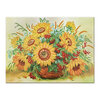 Craft Medley - Diamond painting canvas art kit, 12"x16" - Sunflowers - 3
