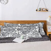 Set of 2 Bamboo Luxe body pillowcases - Damask - 2