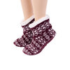 Bearpaw - Pawz - Sherpa-lined bootie slipper socks - Fair isle