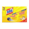 Clorox - S.O.S. Steel wool soap pads, pk. of 4