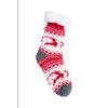 Cozy slipper socks with sherpa lining - Reindeer