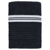 DELUXE Collection - Striped trim cotton bath towel - 2