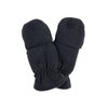 Convertible thermal fleece flip-top winter mittens fingerless gloves