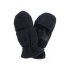 Convertible thermal fleece flip-top winter mittens fingerless gloves - 4