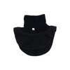 Stretch knit neck warmer with fleece collar, 2-6 yrs, Black - 2
