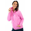 Sherpa lined full-zip hoodie - Pink - 2