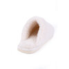 Joan Scott - Boxed comfort plush slippers - White - 5