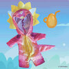 Baby Alive - Dino Cuties - Triceratops doll, drinks and wets - 4