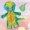 Baby Alive - Dino Cuties - Stegosaurus doll, drinks and wets - 4