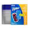 Ziploc - Small rectangle containers and lids, pk. of 5 - 2
