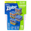Ziploc - Assortiment de contenants &agrave; emporter, paq. de 13 - 2