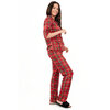 Charmour - Button-up PJ gift set with notch collar - Holiday plaid - 2