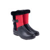Faux fur lined snow boots with ice grips - 2