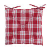 Wellington - Set of 2 tartan chair cushions, 17"x17" - 3