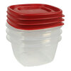 Rubbermaid - Easy Find Lids - Food storage containers and lids, pk. of 3 - Value pack (2) 296 ml, (1) 473ml - 2