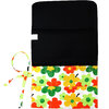 VIVACE Collection - Knitting needle sleeve - Black daisies - 3
