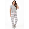 Charmour - Micropolar PJ jogger pants - Cozy Fairisle