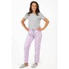 Charmour - Pantalon de pyjama en micropolaire - Flocons de neiges