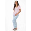 Charmour - Pantalon de pyjama en micropolaire - Écossais bleu - 3