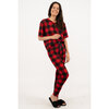 Charmour - Ultra soft hacci knit PJ set - Buffalo check - 2
