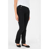 Mid-rise flared pants with side buttons - 3