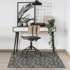 TOULOUSE Collection - Dark grey Comfygrip rug, 3'x4' - 2