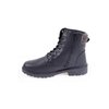 Knitted collar combat boots - 3