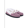 Totally Pink - Boxed memory foam moccassin slippers - Pink tartan - 3