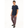 Pantalon de pyjama de jogging en tricot extensible doux au toucher