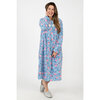 Charmour - Long micropolar henley nightgown - Morning bloom - 3