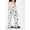 Charmour - Pantalon de pyjama jambe droite en velours - Étoiles noires - 3