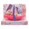 Magic Nursery - Tote Along Baby - Poupée bébé avec accessoires, 8 mcx