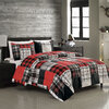 FINNIGAN - Printed comforter set - Rustic Tartan - 2