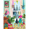 Playview - Puzzle with candle - Rhi James - New York Cat, 500 pcs - 2