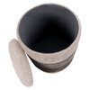 Rossy - Pouf avec rangement, 13.5" - 4