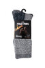 Polar Paws - Men's merino wool thermal socks, blue