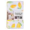 Ens. de 4 serviettes microfibres imprim&eacute;s - Citrons - 2