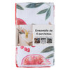 Ens. de 4 serviettes microfibres imprim&eacute;s - Grenades - 2