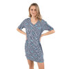 Charmour - Ultra soft hacci knit sleepshirt - Houndstooth and hearts - 2