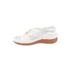Perforated, floral embellished sandals - 3