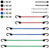 Bungee cord set, 10 pcs - 2